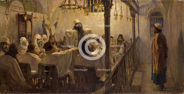 He is guilty of death!, 1906. Artist: Polenov, Vasili Dmitrievich (1844-1927)