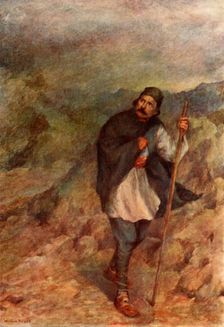 He is instantly pursued by a dense fog 1917. Creator: Unknown