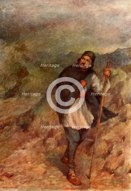 'He is instantly pursued by a dense fog', 1917. Creator: Unknown.