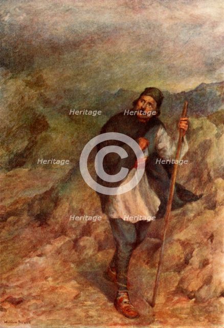 'He is instantly pursued by a dense fog', 1917. Creator: Unknown.