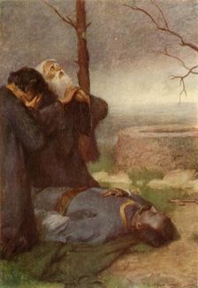 He lamented loudly the fate of Marko 1917. Creator: Unknown