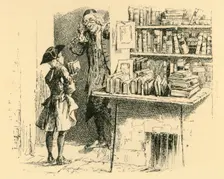 He managed to save sufficient to purchase two volumes (1907). Creator: Unknown
