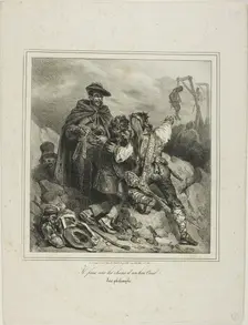He must see things favorably!, 1828. Creator: Auguste Raffet