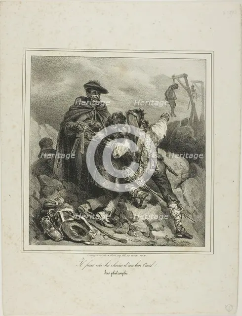 He must see things favorably!, 1828. Creator: Auguste Raffet.