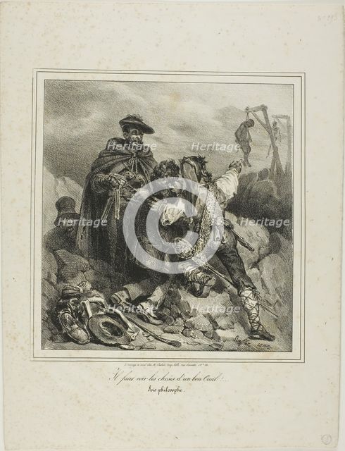 He must see things favorably!, 1828. Creator: Auguste Raffet.