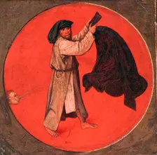 He Shakes out his coat according to the wind c1558-1560. Artist: Pieter Bruegel the Elder