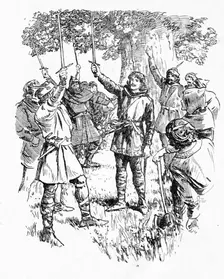 He Shall Be King of Sherwood 1932. Creator: Howard Davie