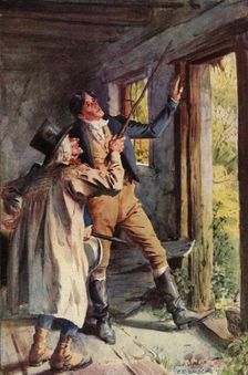 "He Pointed To A Rusty Iron Staple", 1928. Creator: Charles Edmund Brock