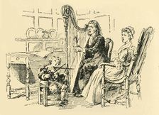 He was imitating the playing of a violin (1907). Creator: Unknown