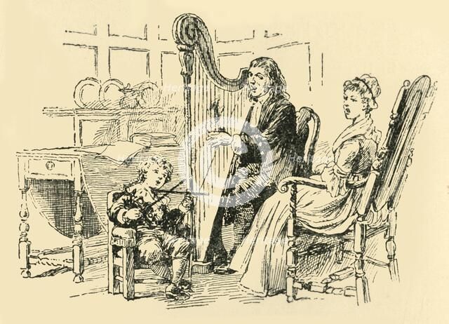 'He was imitating the playing of a violin', (1907).  Creator: Unknown.