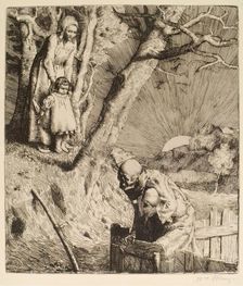 He Was Imprisoned, 1888. Creator: William Strang