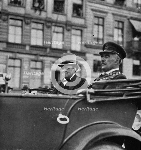 'He went to Cologne to the Headquarters of the British Army of Occupation', c1919, (1945). Creator: Unknown.
