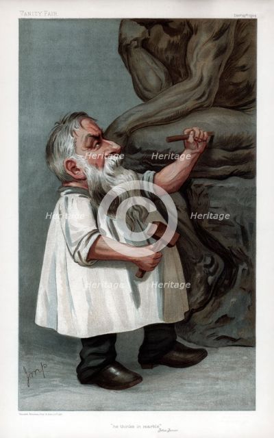 'He Thinks in Marble, Jehu Junior', 1904. Artist: jmp