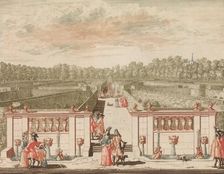 Het Groote Doolhof in: Tooneel Der Voornaamste Nederlands Huizen, En Lust Hoven, Naar T ..., n.d.. Creator: Lorenz Scherm