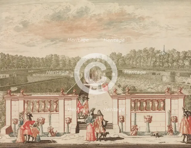 Het Groote Doolhof', in: Tooneel Der Voornaamste Nederlands Huizen, En Lust Hoven, Naar T ..., n.d.. Creator: Lorenz Scherm.