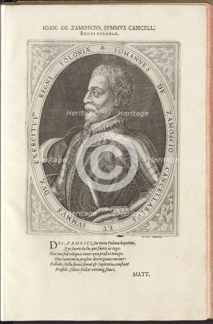 Hetman Jan Zamoyski (1542-1605). Artist: Custos, Dominicus (1560-1612)