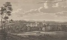 Hever Castle in the County of Kent, from Edward Hasted's, The History and Topographical..., 1777-90. Creator: Richard Bernard Godfrey
