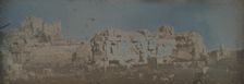 Hexagonal Court, Temple of Jupiter, Baalbek, 1843. Creator: Joseph Philibert Girault De Prangey
