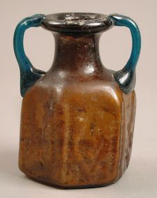 Hexagonal Jug with Handles, Byzantine, 6th-mid-7th century. Creator: Unknown
