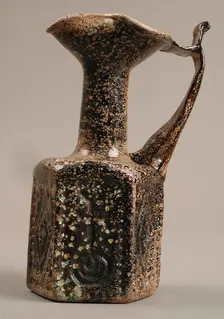 Hexagonal Jug, Byzantine, 500-650. Creator: Unknown