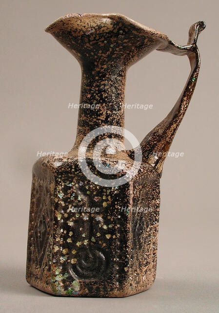 Hexagonal Jug, Byzantine, 500-650. Creator: Unknown.