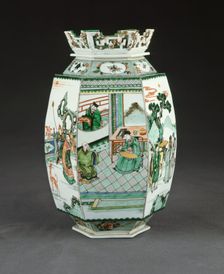 Hexagonal Lantern, Kangxi period, 1662/1722. Creator: Unknown