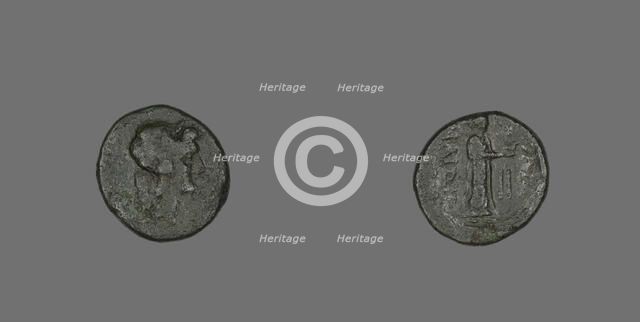 Hexas (Coin) Depicting the God Apollo, late 3rd-2nd century BCE. Creator: Unknown.