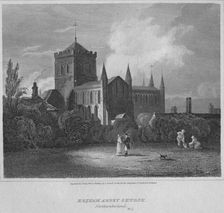 Hexham Abbey, Church, Northumberland 1814. Artist: John Greig