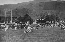 Hexham Clarke Felling His Opponent c1902, (1903). Artist: W Baldry
