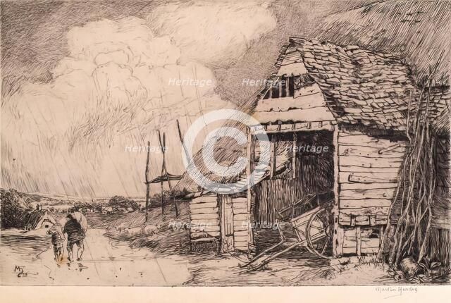 Hey! Ho! The Wind and the Rain, 1908. Creator: Martin Hardie.