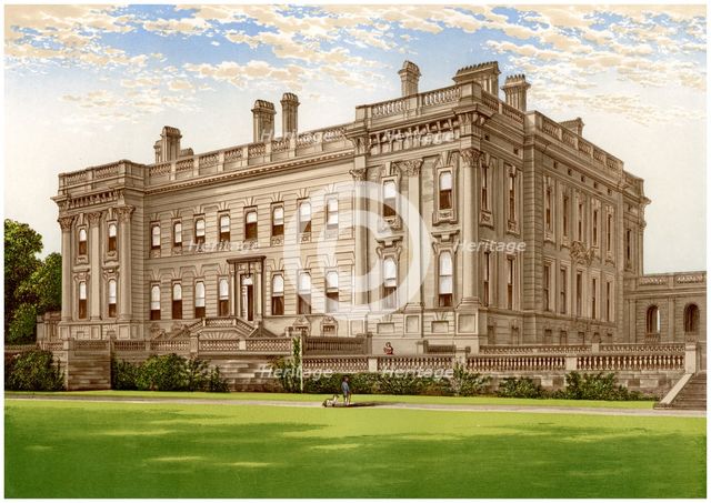 Heythrop, Oxfordshire, home of the Brassey family, c1880. Artist: Unknown
