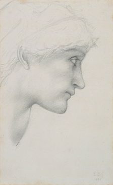 Head 1885. Creator: Sir Edward Coley Burne-Jones