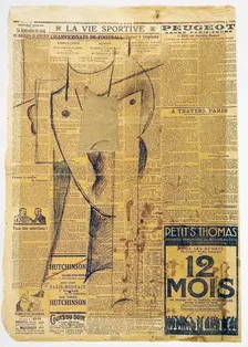 Head, 1913-1914. Artist: Gutfreund, Otto (1889-1927)