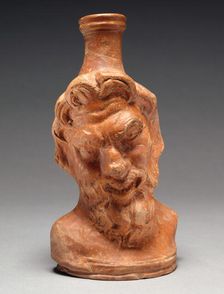 Head Vase (Satyr), 2nd-1st century B.C. Creator: Unknown