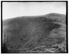 Head wall of gulf and Mt. Washington, White Mountains, between 1890 and 1901. Creator: Unknown
