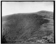 Head wall of gulf and Mt. Washington, White Mountains, between 1890 and 1901. Creator: Unknown