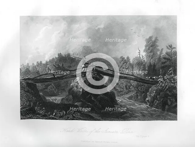 Head Waters of the Juniata River, Pennsylvania, 1855. Artist: Unknown