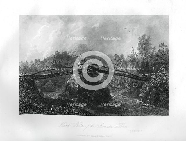 Head Waters of the Juniata River, Pennsylvania, 1855. Artist: Unknown