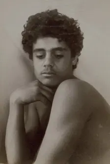 Head and torso of a young man, Taormina, Sicily, c1890s. Creator: Count Wilhelm von Gloeden