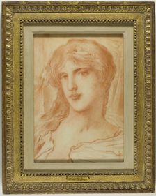 Head, c. 1880. Creator: Simeon Solomon