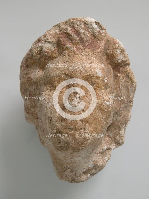 Head, Coptic, 4th-7th century. Creator: Unknown.