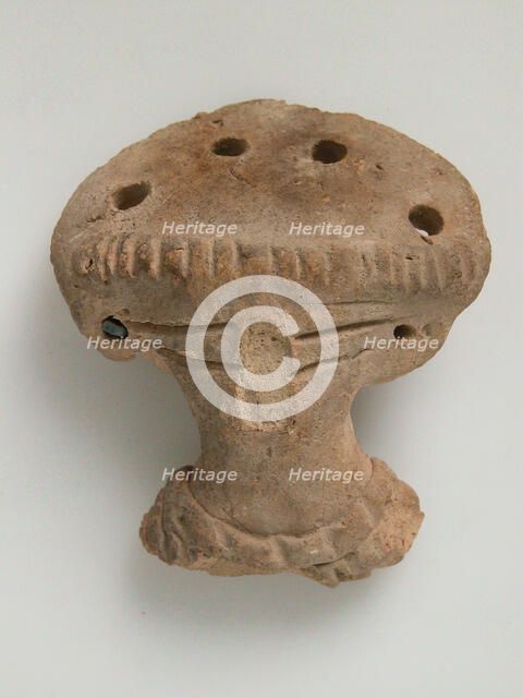 Head, Coptic, 4th-7th century. Creator: Unknown.