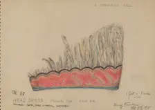 Head Dress, 1935/1942. Creator: Mary Berner
