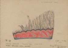 Head Dress, 1935/1942. Creator: Mary Berner