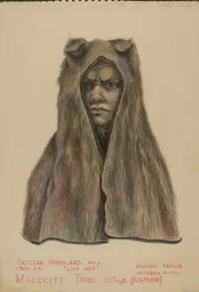 Head Dress, 1935. Creator: Michael Trekur