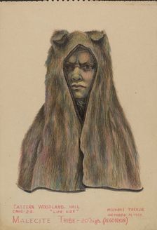 Head Dress, 1935. Creator: Michael Trekur