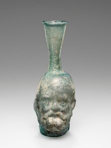 Head Flask, A.D. 100-200. Creator: Unknown
