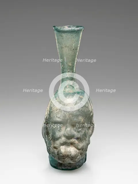 Head Flask, A.D. 100-200. Creator: Unknown.