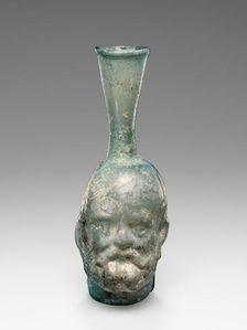 Head Flask, A.D. 100-200. Creator: Unknown