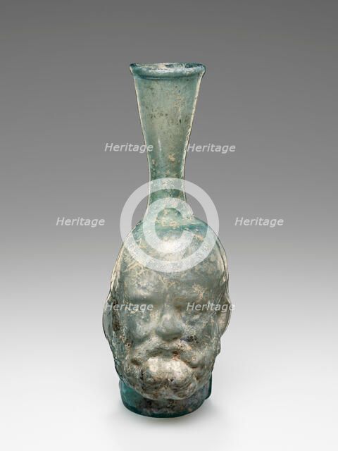 Head Flask, A.D. 100-200. Creator: Unknown.